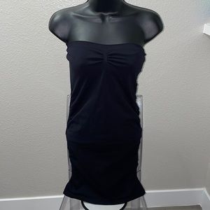 Bebe tube mini black dress with bra size medium